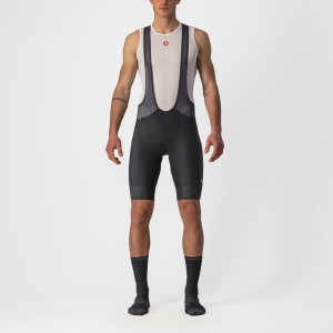 Black Men Castelli ENDURANCE 3 Bib Shorts | 019257HRI