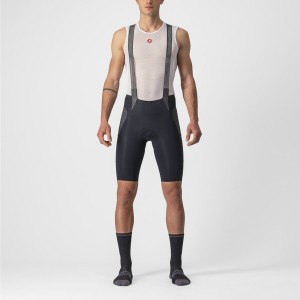 Black Men Castelli FREE UNLIMITED Bib Shorts | 267935QUM