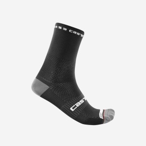 Black Men Castelli ROSSO CORSA PRO 15 Socks | 210834XGP