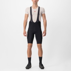 Black Men Castelli UNLIMITED THERMAL Bib Shorts | 203694GNB