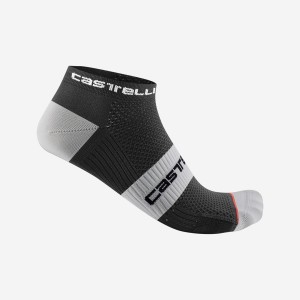 Black White Men Castelli LOWBOY 2 Socks | 615470RXY