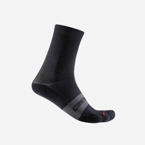 Black Women Castelli ESPRESSO W 12 Socks | 587410TQA