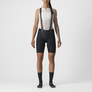 Black Women Castelli FREE AERO RC W Bib Shorts | 816720VQP