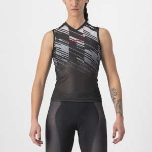 Black Women Castelli INSIDER W SLEEVELESS Jersey | 483691BTL