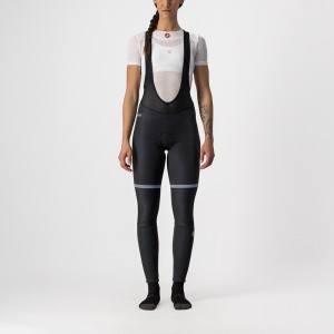 Black Women Castelli POLARE W Bib Tights | 159204MTJ