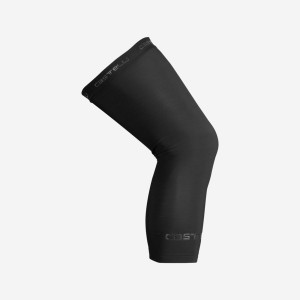 Black Women Castelli THERMOFLEX 2 KNEE WARMER Leg Warmer | 945816DXQ