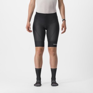 Black Women Castelli TRAIL W LINER Shorts | 907184EZV