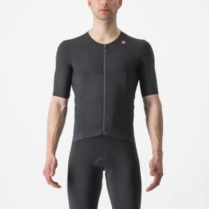 Black / Black Men Castelli PREMIO Jersey | 913867NXF