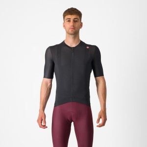 Black / Dark Grey Men Castelli ESPRESSO Jersey | 075132LOE