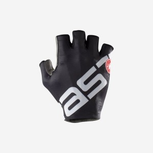 Black / Silver Men Castelli COMPETIZIONE 2 Gloves | 321684AFB