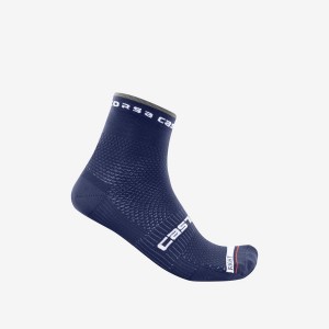 Blue Men Castelli ROSSO CORSA PRO 9 Socks | 647218LVQ