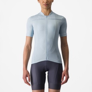 Blue Women Castelli ANIMA 4 Jersey | 720396KXJ