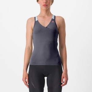 Blue / Blue Women Castelli SOLARIS TOP Jersey | 253891SPW