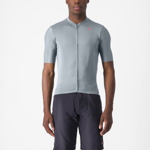 Blue / Grey Men Castelli UNLIMITED ENTRATA 2 Jersey | 917053ZFN