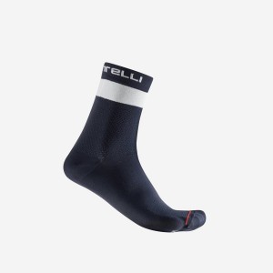 Blue / White Men Castelli PROLOGO LITE 15 Socks | 546038PHG