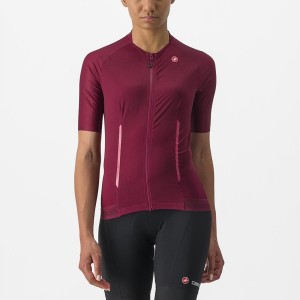 Burgundy Women Castelli ENDURANCE W Jersey | 634507VOQ