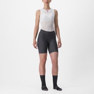 Dark Grey / Orange Women Castelli PRIMA Shorts | 145370ZKA