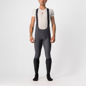 Dark Grey / Silver Men Castelli VELOCISSIMO 5 Bib Tights | 069548FAI