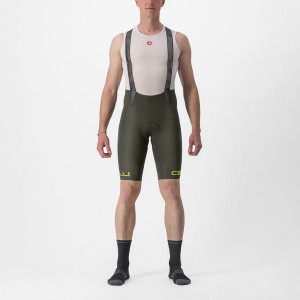 Deep Green Men Castelli FREE AERO RC CLASSIC Bib Shorts | 498150NZA