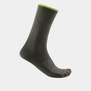 Deep Green Men Castelli PREMIO 18 Socks | 248705APV