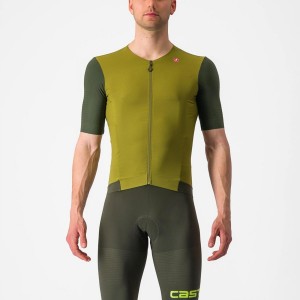 Green / Deep Green Men Castelli PREMIO Jersey | 802479LCN