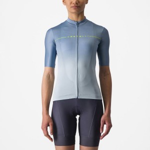 Grey Blue / Blue Women Castelli SALITA Jersey | 134706OUQ