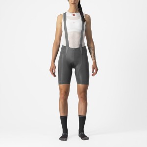 Grey Women Castelli FREE AERO RC W Bib Shorts | 351760CLM