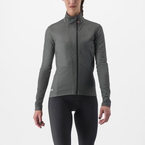 Grey Women Castelli TRANSITION 2 W Jackets | 906243AEM