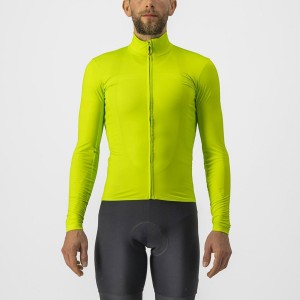 Light Green Men Castelli PRO THERMAL MID LS Jersey | 745029OHK