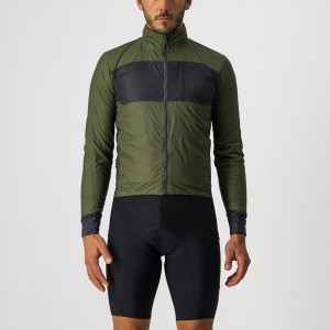 Light Green / Dark Grey Men Castelli UNLIMITED PUFFY Jackets | 984503OEL