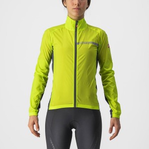 Light Green / Dark Grey Women Castelli SQUADRA STRETCH W Protection | 365049IZY