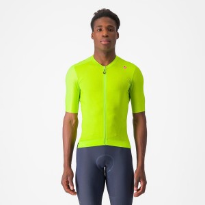 Light Green / Deep Green Men Castelli ESPRESSO Jersey | 168203WZH