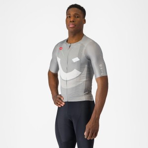 Multicolor Grey Men Castelli R-A/D Jersey | 179850YCS