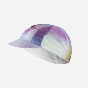 Multicolor Purple Men Castelli R-A/D Cap | 528364GZY