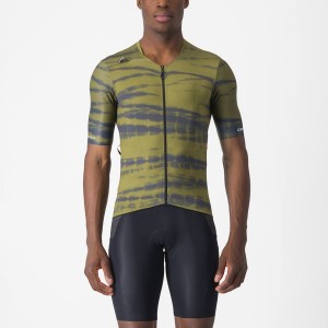 Olive Men Castelli UNLIMITED PRO Jersey | 376524MRB