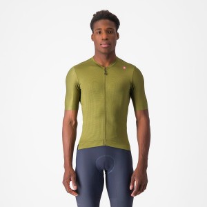 Olive / Light Green Men Castelli ESPRESSO Jersey | 203719IGB