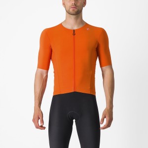 Orange Red Men Castelli PREMIO Jersey | 406295TJH