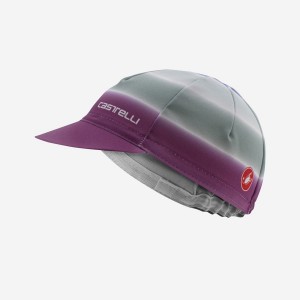 Purple White Women Castelli DOLCE Cap | 137589ONA