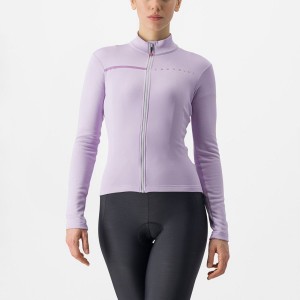 Purple / Purple Women Castelli SINERGIA 2 FZ Jersey | 387519KOT