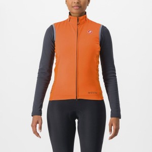 Red Orange Women Castelli PERFETTO RoS 2 W Vest | 879230ETV