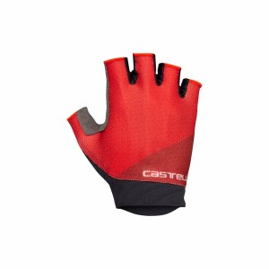 Red Women Castelli ROUBAIX GEL 2 Gloves | 062713MGI