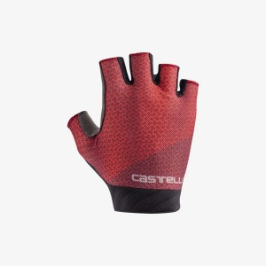 Red Women Castelli ROUBAIX GEL 2 Gloves | 615427HWU