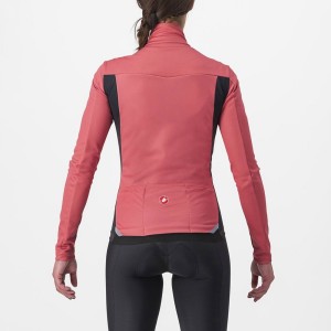 Red / Black Women Castelli TRANSITION 2 W Jackets | 763180HTO