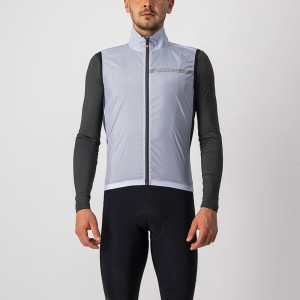 Silver Grey / Dark Grey Men Castelli SQUADRA STRETCH Vest | 089613COP