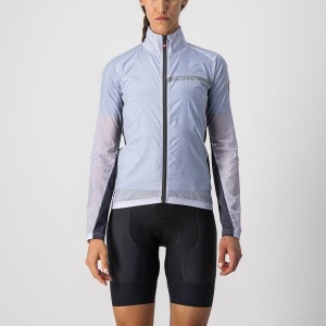 Silver Grey / Dark Grey Women Castelli SQUADRA STRETCH W Protection | 104857VFU