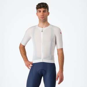 White Men Castelli AERO RACE 7.0 Jersey | 213675ZGD