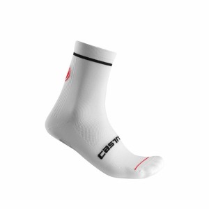 White Men Castelli ENTRATA 13 Socks | 580379SHK