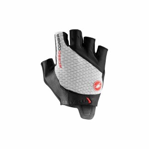 White Men Castelli ROSSO CORSA PRO V Gloves | 417032NOE