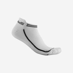 White Women Castelli INVISIBILE Socks | 154709RYH