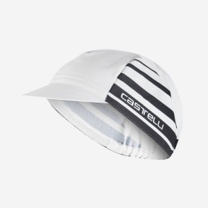 White / Black Men Castelli CLASSICO Cap | 815036PRZ